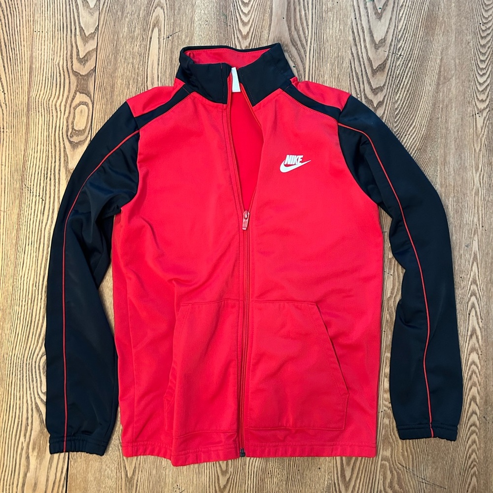 Nike Kids Red and Black Jacket
